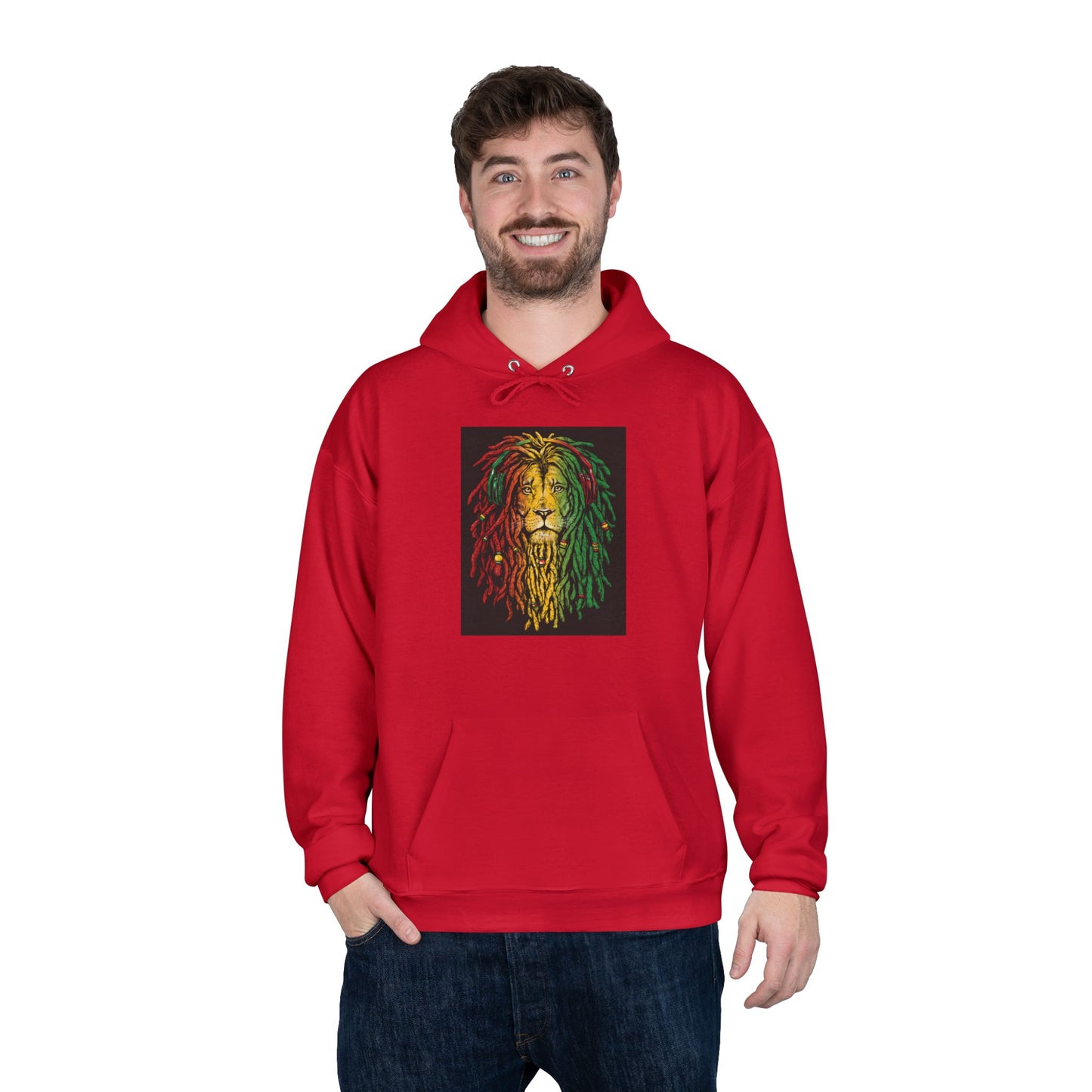 Reggae Vibes Hoodie, Unisex Eco-Friendly Pullover, Perfect for Music Lovers & Festivals, Ideal Gift for Friends - Stoner Designz