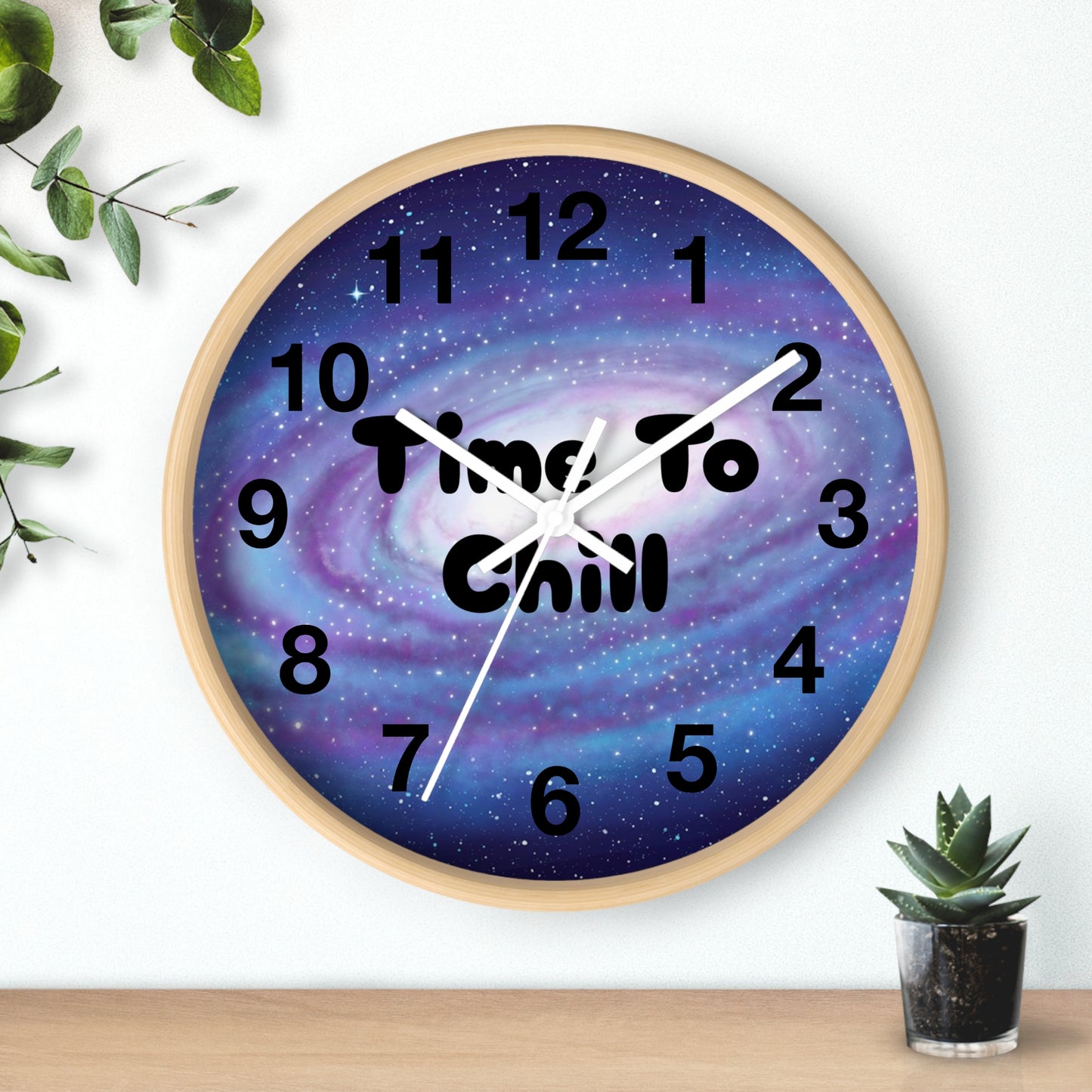 Galactic Wall Clock - Time To Chill - Stoner Designz