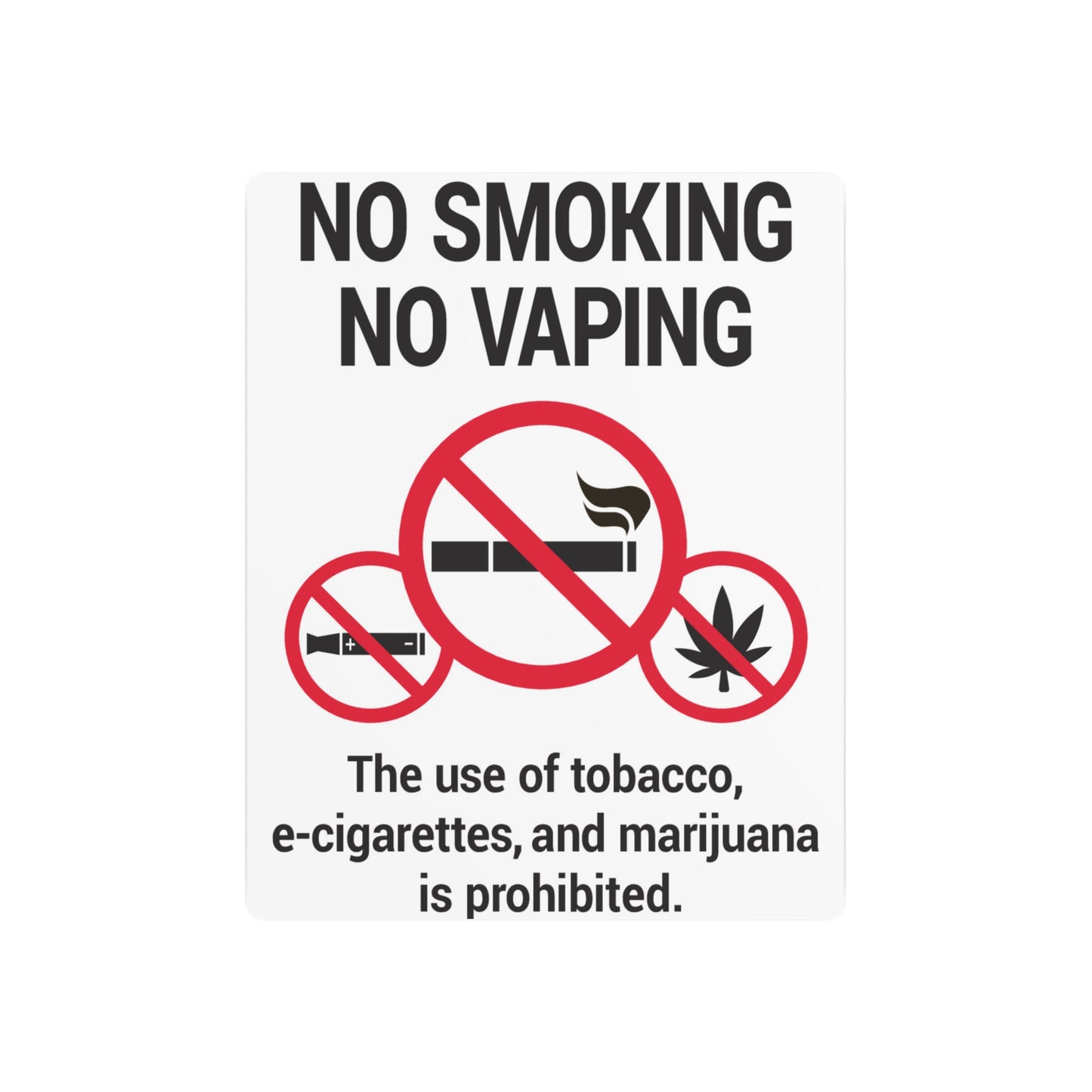 No Smoking Metal Art Sign, Industrial Home Decor, Office Warning Sign, Outdoor Regulations, Unique Gift for Smokers - Stoner Designz