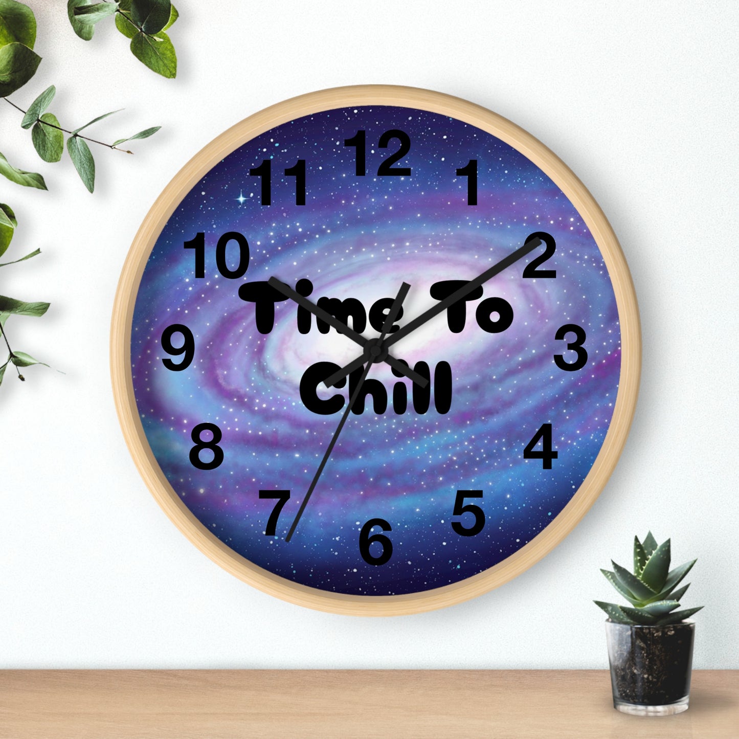 Galactic Wall Clock - Time To Chill - Stoner Designz