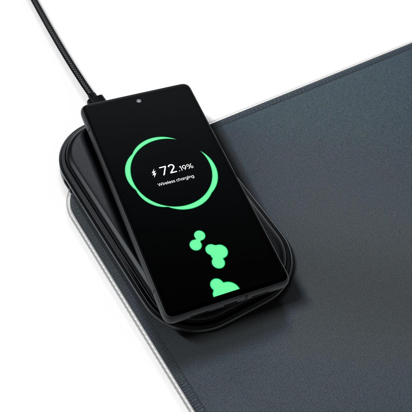 LED Wireless Charging Gaming Mouse Pad - It's 4:20 Somewhere, Computer Accessories, Gamer Decor, Unique Gift, Desk Mat - Stoner Designz