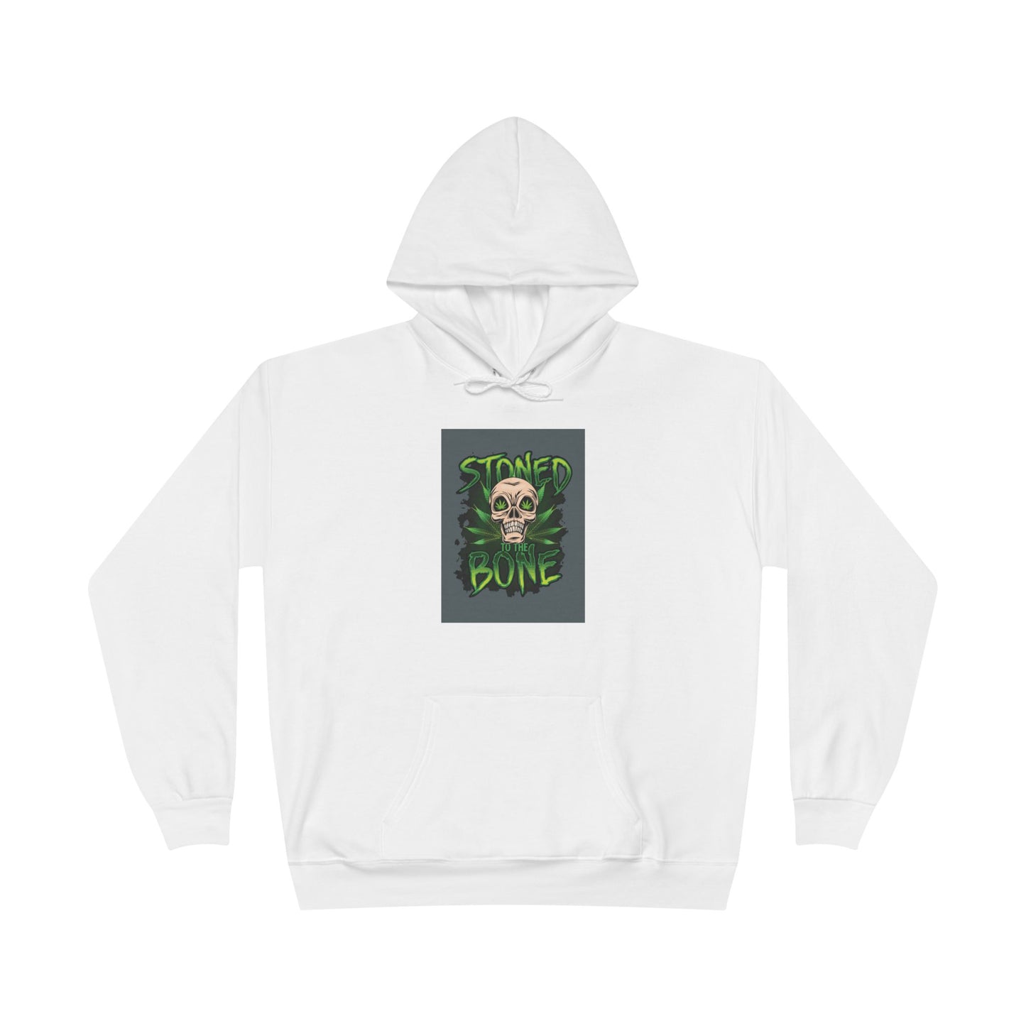 Stoned Bone Hoodie - Eco-Friendly Unisex Pullover, Casual Streetwear, Unique Gift for Friends, Halloween, Everyday Wear, Comfort Fashion - Stoner Designz