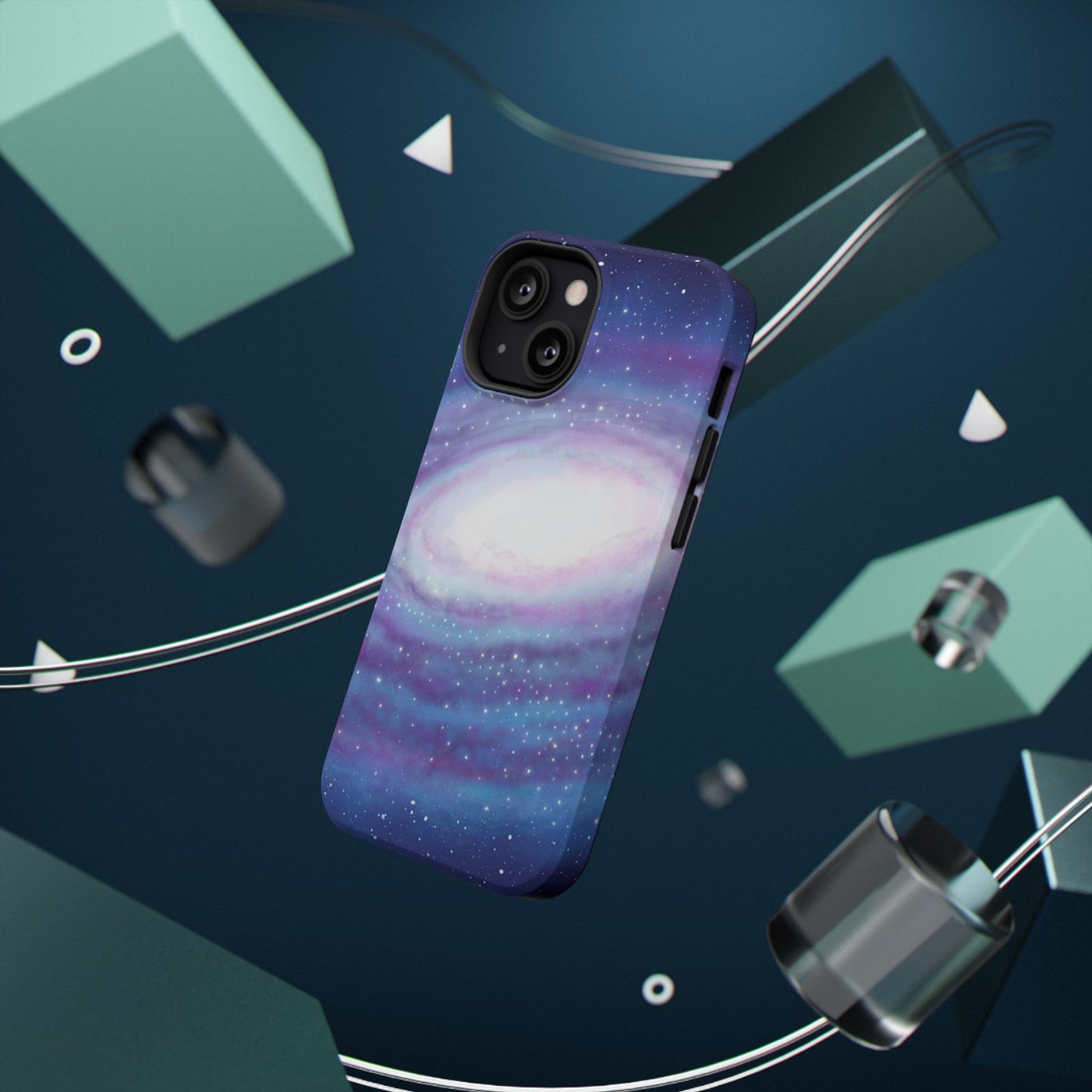 Galaxy Impact-Resistant Phone Case, Vibrant Space Phone Cover, Cosmic Design, Unique Gift for Astronomers, Durable Phone Protector, Starry - Stoner Designz
