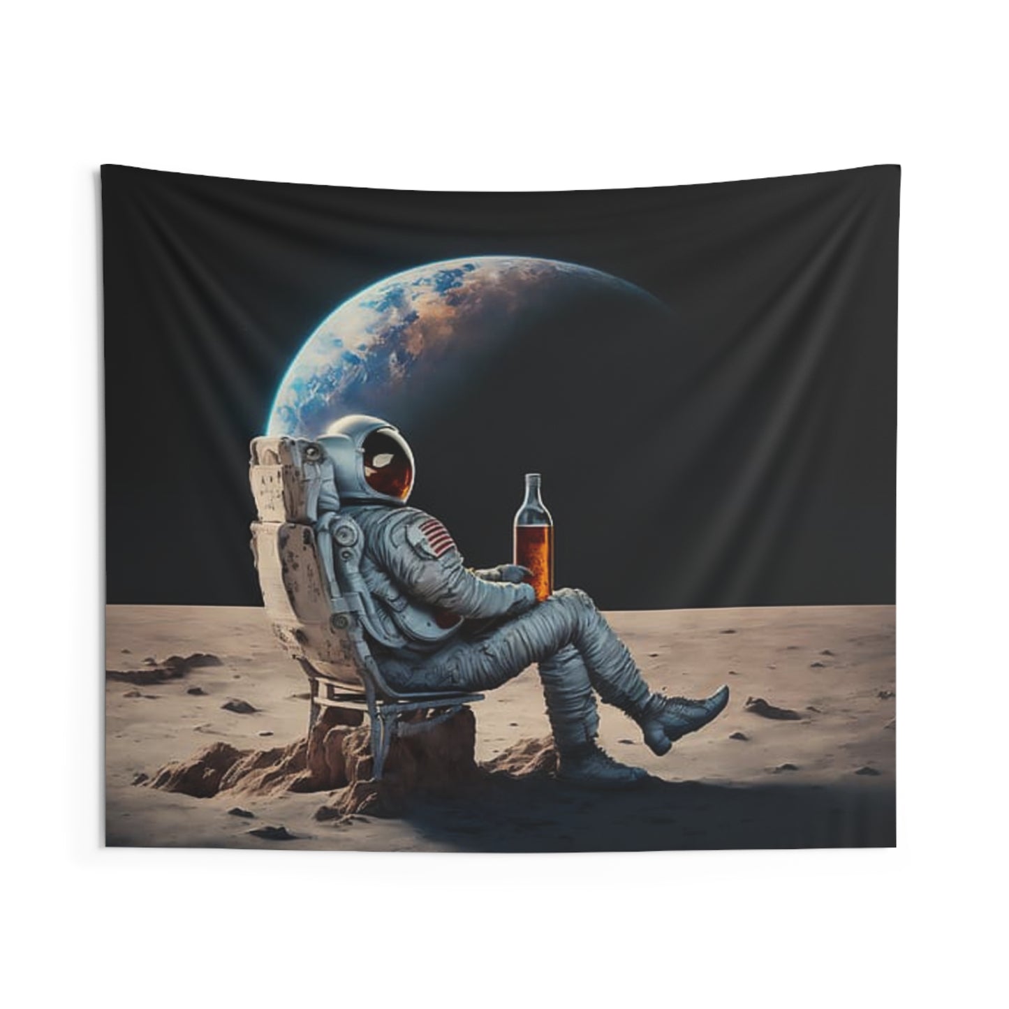 Cosmic Astronaut Wall Tapestry, Space Decor, Bedroom Wall Hanging, Gift for Space Lovers, Home Decor for Astronomy Enthusiasts, Unique Wall - Stoner Designz