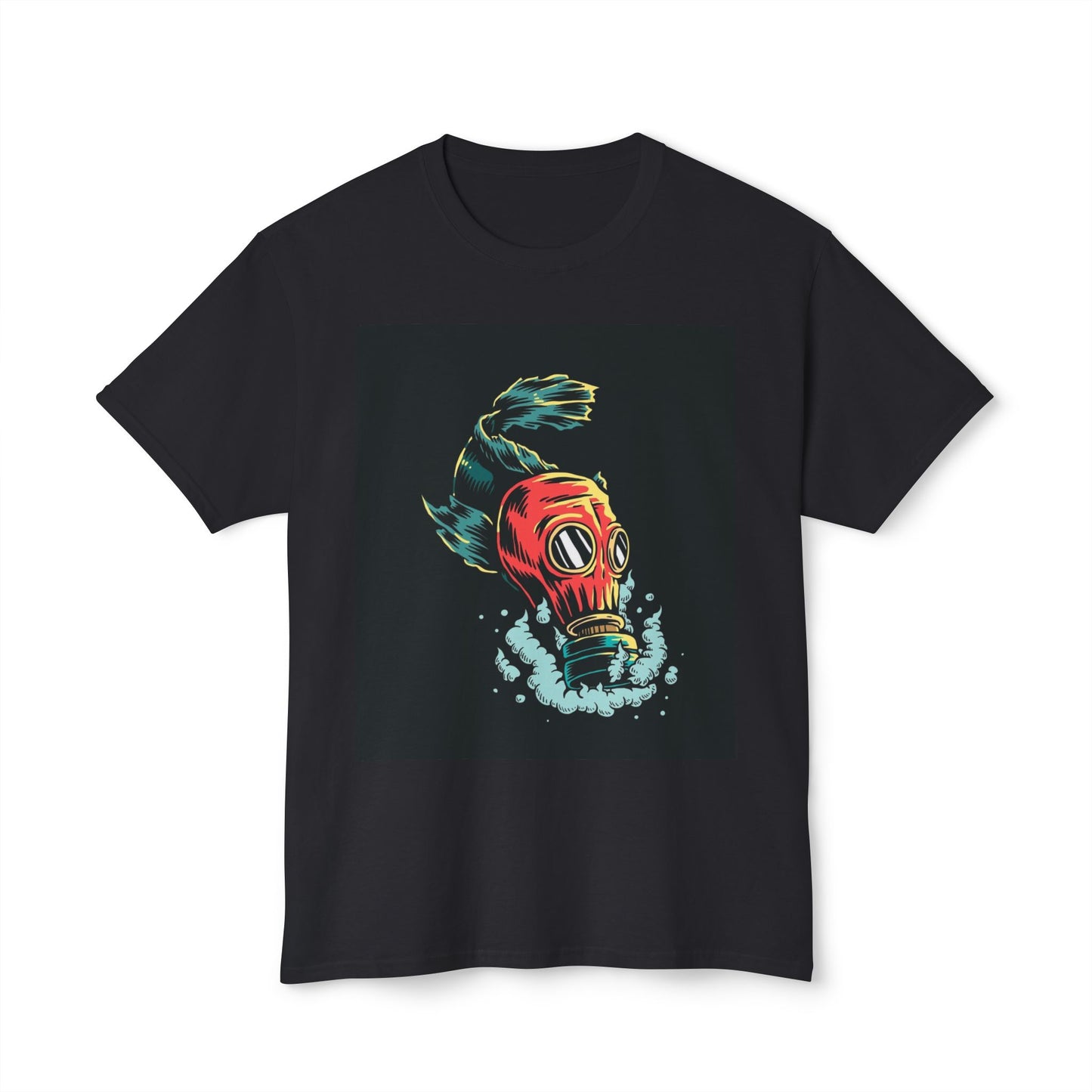 Unique Unisex HD Cotton™ T-Shirt with Bold Gas Mask Design - Stoner Designz