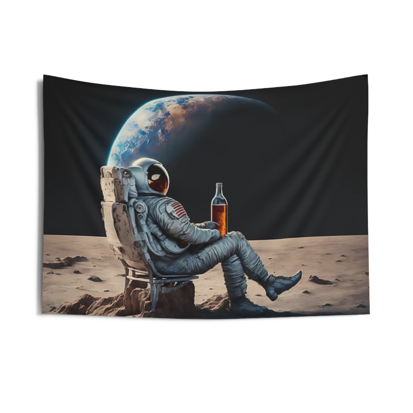Cosmic Astronaut Wall Tapestry, Space Decor, Bedroom Wall Hanging, Gift for Space Lovers, Home Decor for Astronomy Enthusiasts, Unique Wall - Stoner Designz