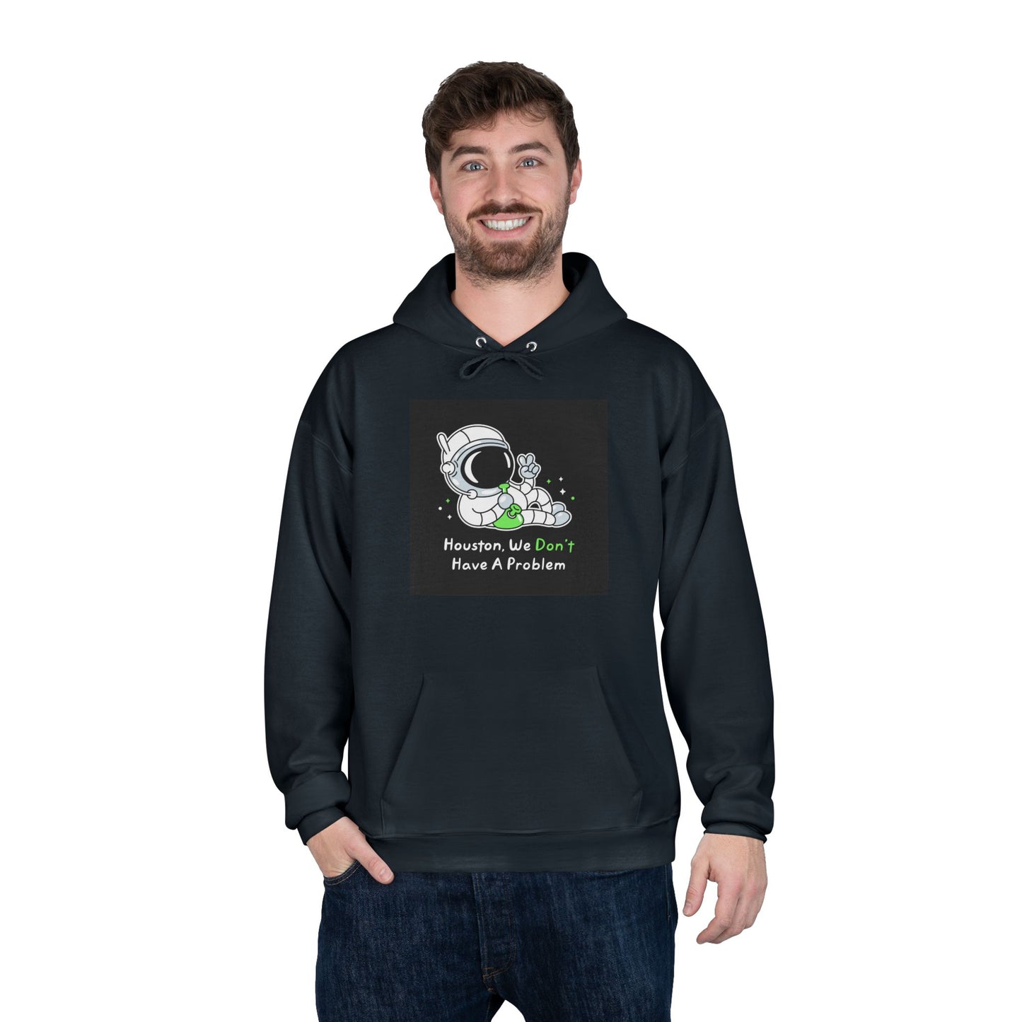 Houston We Don't Have A Problem Eco-Friendly Hoodie - Stoner Designz