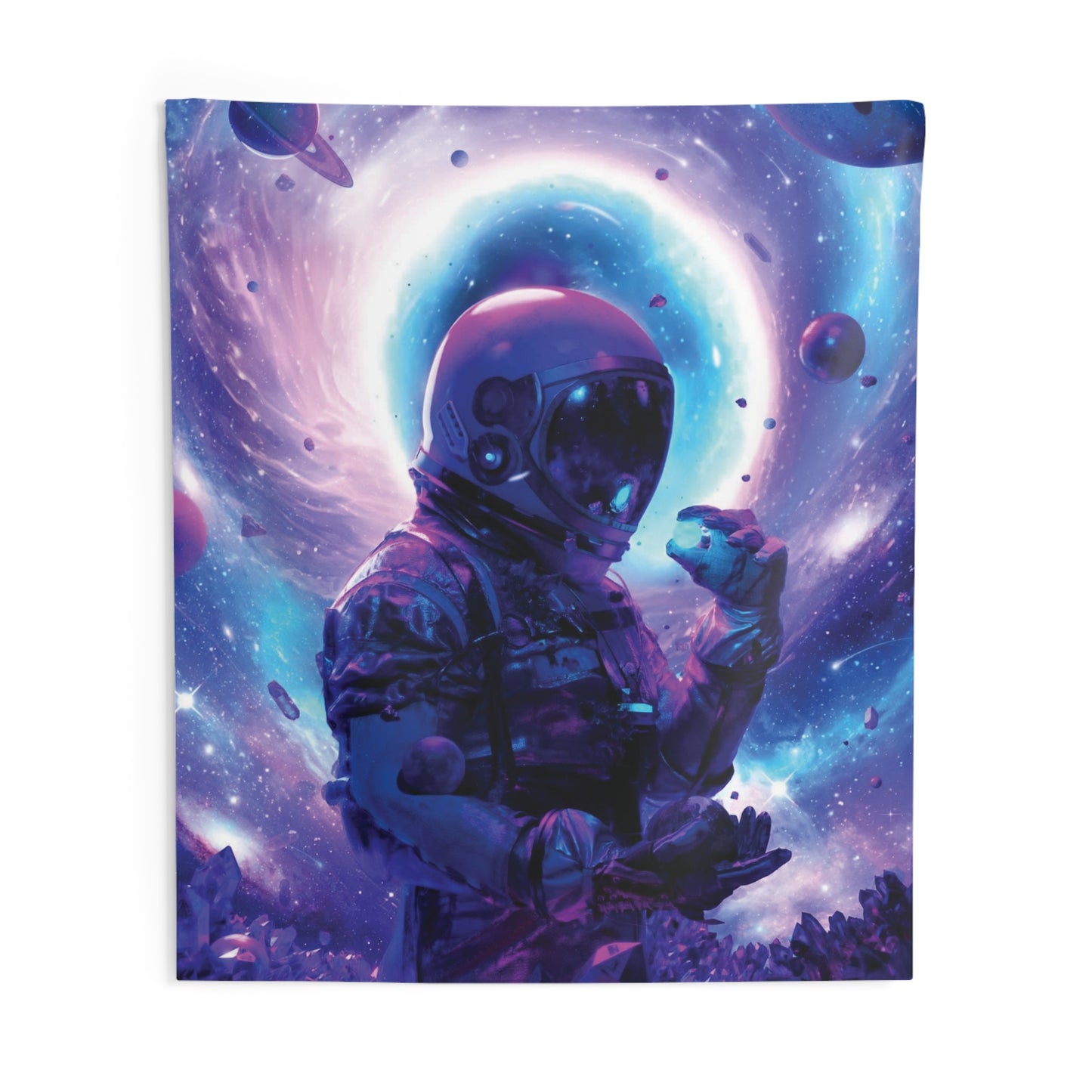 Cosmic Astronaut Indoor Wall Tapestry - Stoner Designz