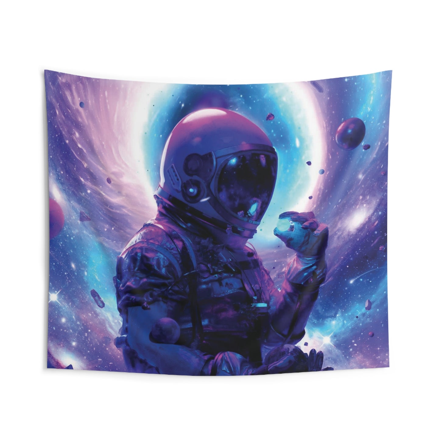 Cosmic Astronaut Indoor Wall Tapestry - Stoner Designz