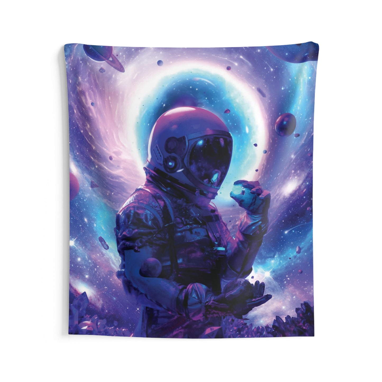 Cosmic Astronaut Indoor Wall Tapestry - Stoner Designz