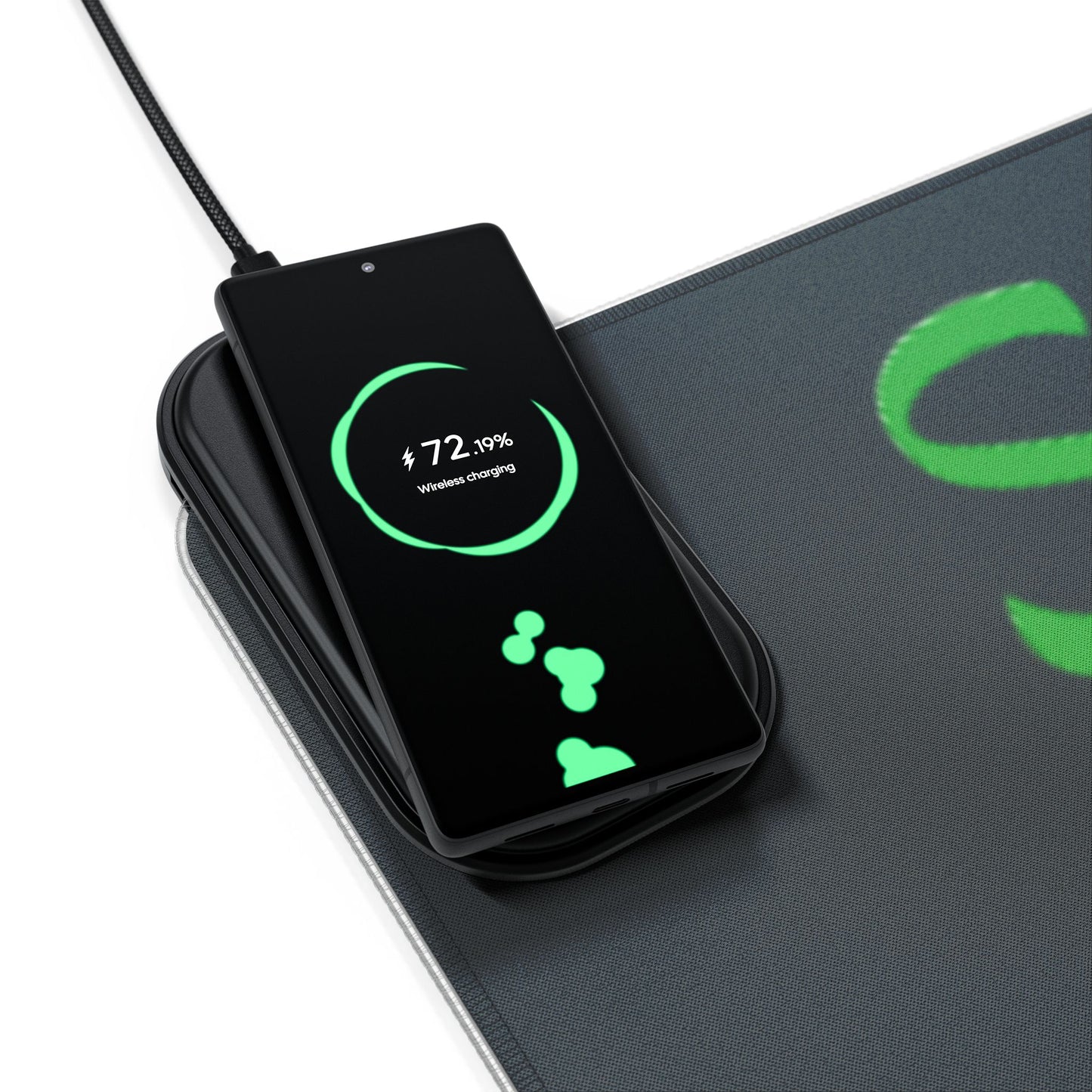 Stoners Only LED Gaming Mouse Pad, Wired & Wireless Charging Pad, Gamer Decor, Unique Gift for Gamers, Stoner Accessories - Stoner Designz