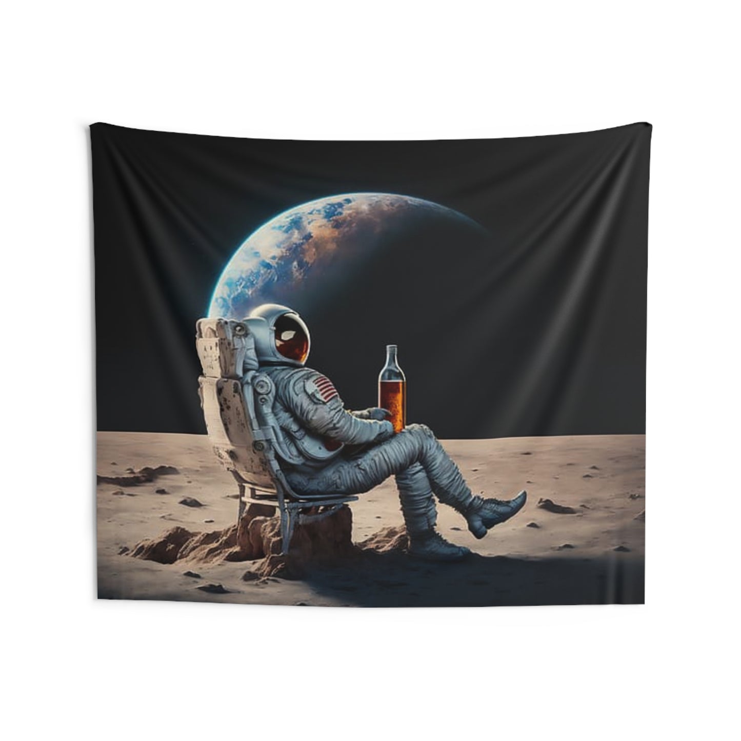 Cosmic Astronaut Wall Tapestry, Space Decor, Bedroom Wall Hanging, Gift for Space Lovers, Home Decor for Astronomy Enthusiasts, Unique Wall - Stoner Designz