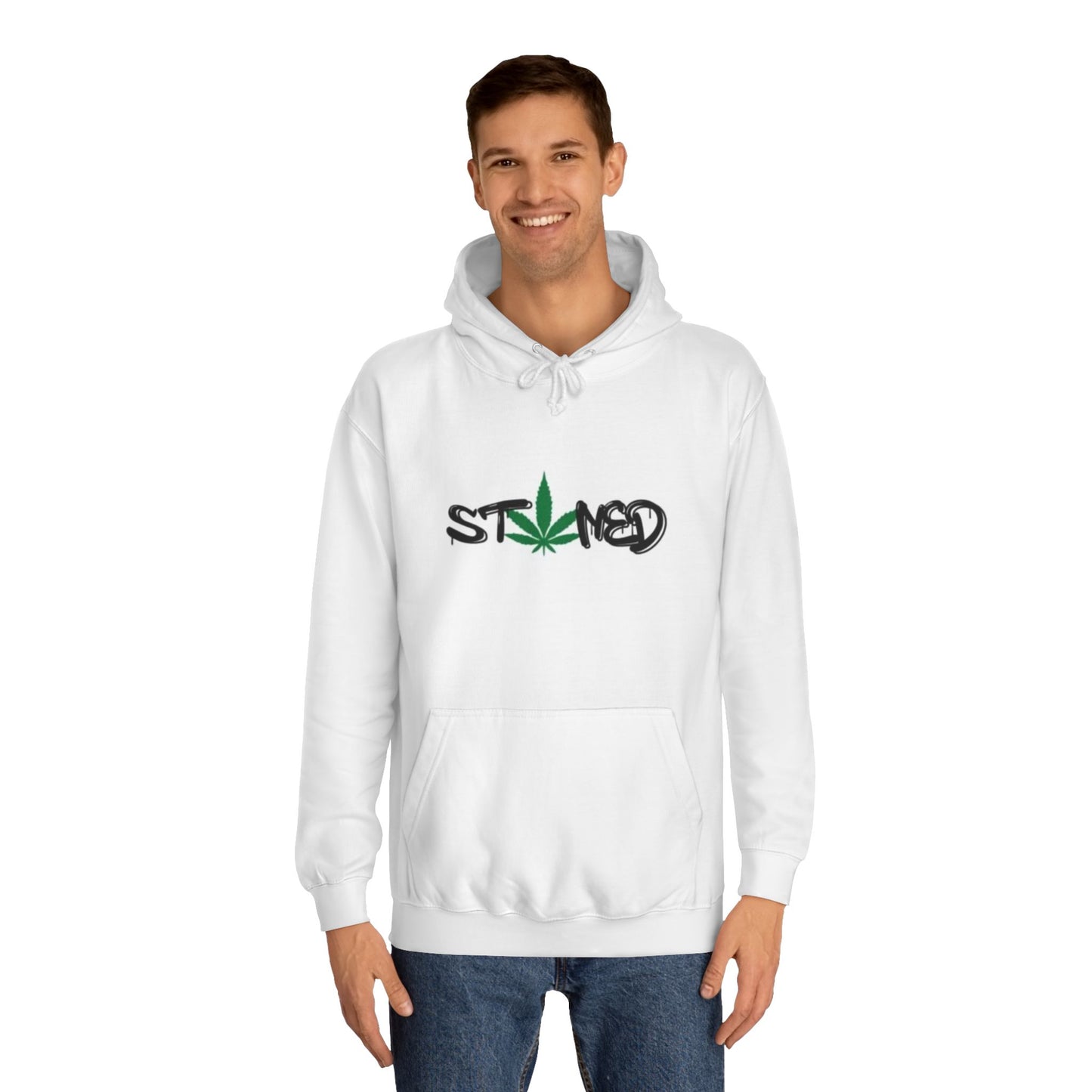 Strong College Hoodie, Stylish Unisex Sweatshirt, Perfect for Campus, Gift for Students, Trendy Apparel for Graduates - Stoner Designz