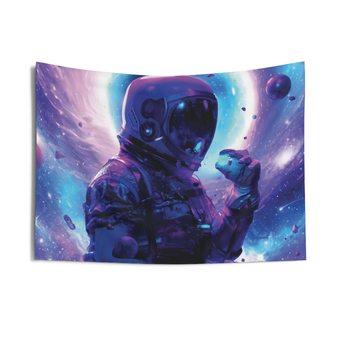 Cosmic Astronaut Indoor Wall Tapestry - Stoner Designz