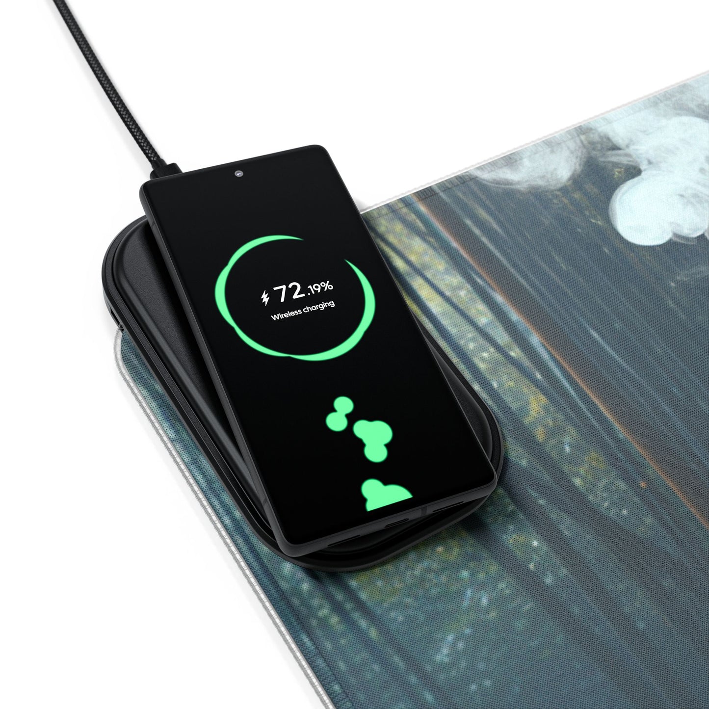 LED Gaming Mouse Pad, Wireless Charging - Stoner Designz