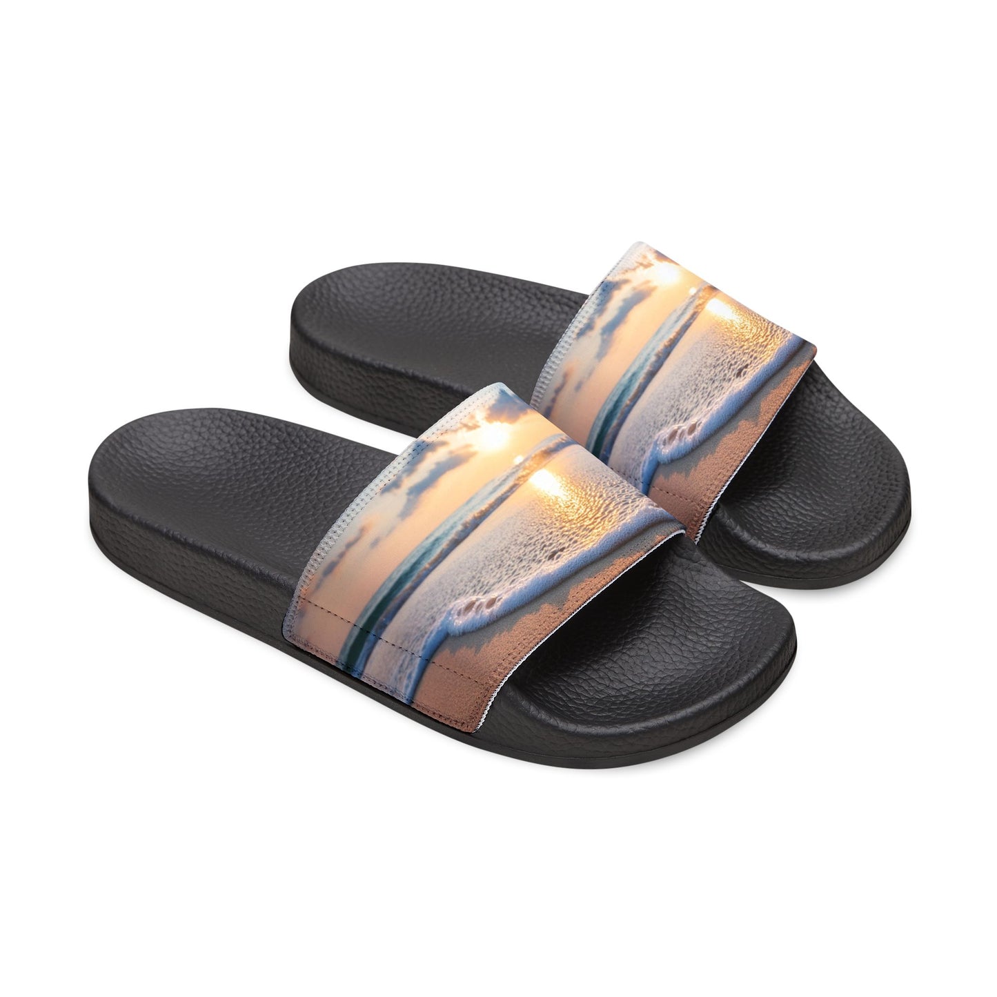 Men's Beach Sunset Sandals - Comfortable Removable-Strap Footwear - Stoner Designz