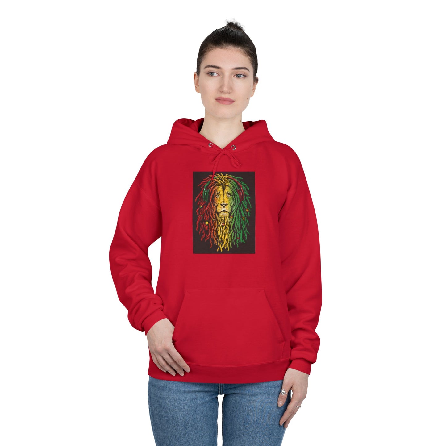 Reggae Vibes Hoodie, Unisex Eco-Friendly Pullover, Perfect for Music Lovers & Festivals, Ideal Gift for Friends - Stoner Designz
