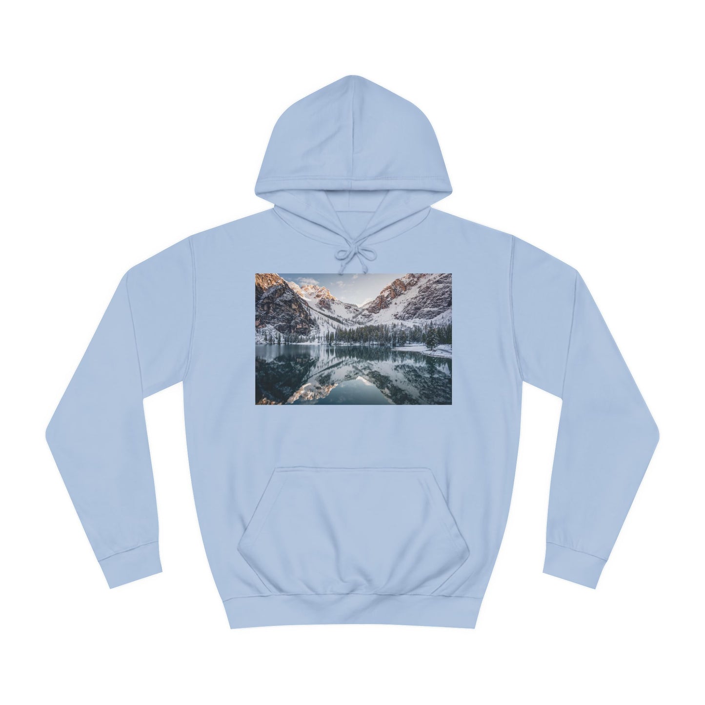 Scenic Unisex College Hoodie, Cozy Winter Apparel, Nature Lover Gift, Perfect for College Students, Great for Casual Wear