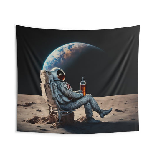 Cosmic Astronaut Wall Tapestry, Space Decor, Bedroom Wall Hanging, Gift for Space Lovers, Home Decor for Astronomy Enthusiasts, Unique Wall