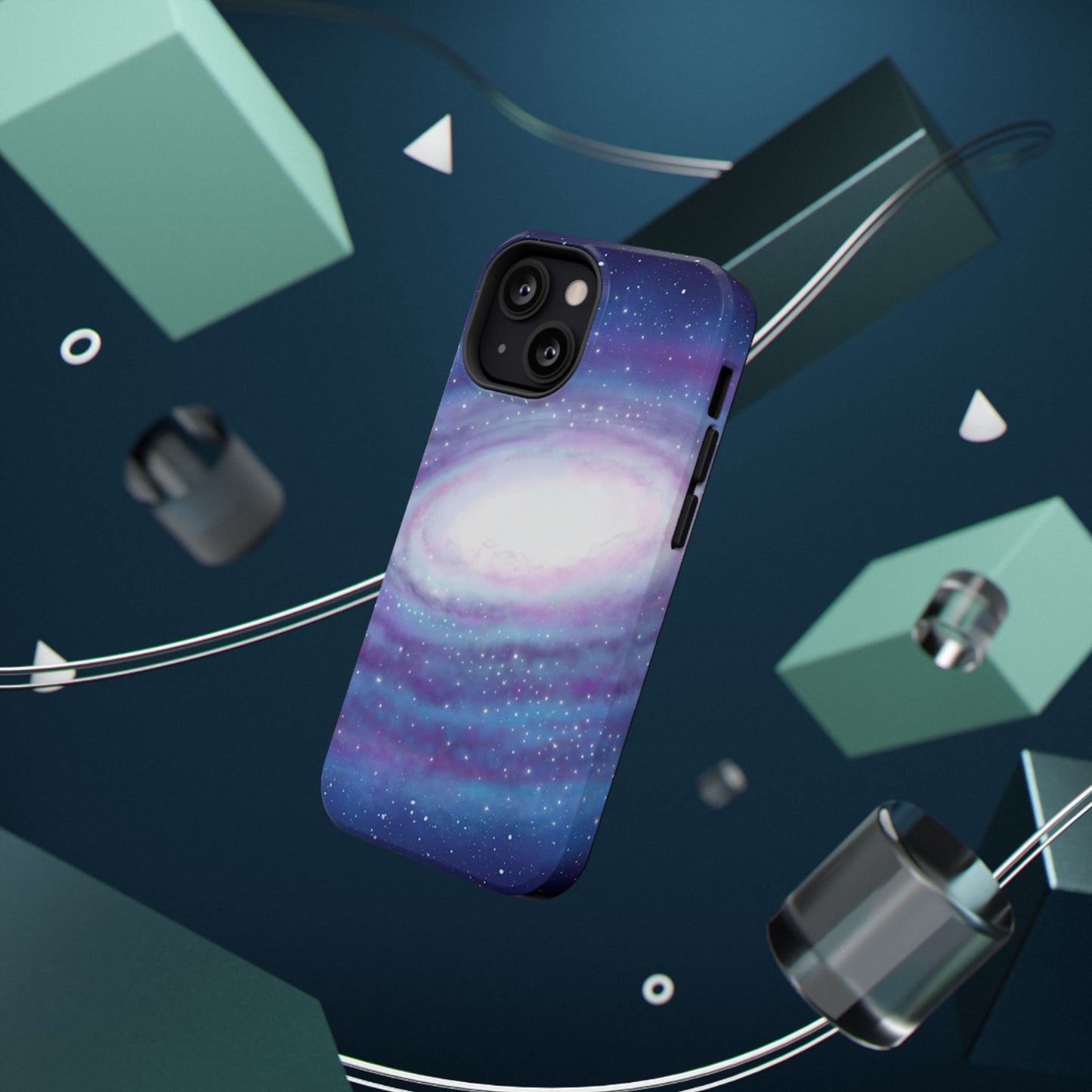Galaxy Impact-Resistant Phone Case, Vibrant Space Phone Cover, Cosmic Design, Unique Gift for Astronomers, Durable Phone Protector, Starry - Stoner Designz