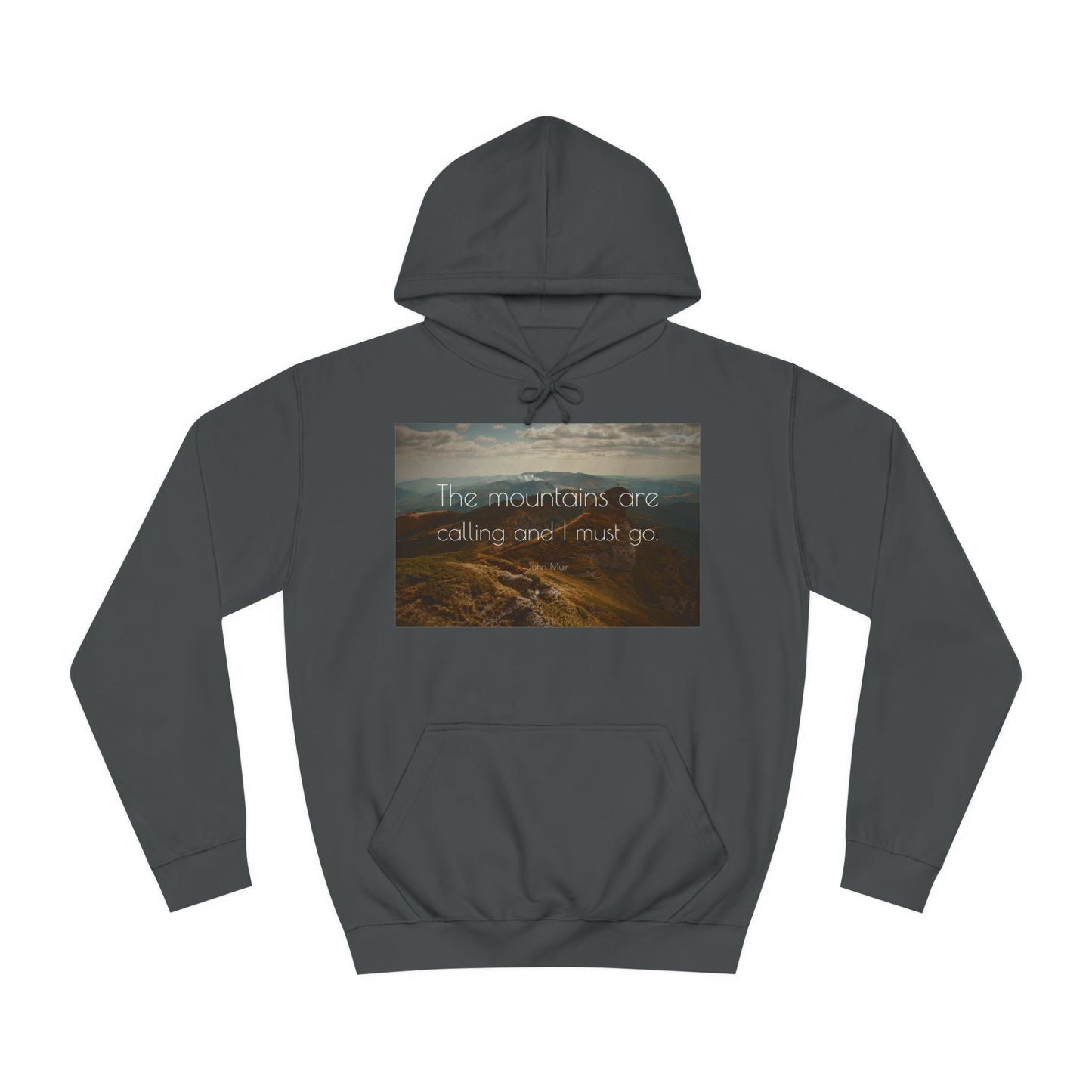 Adventure Awaits: Unisex College Hoodie - Perfect for Outdoor Lovers, Travel, Nature Enthusiasts, Gift for Graduates, Cozy Sweatshirt