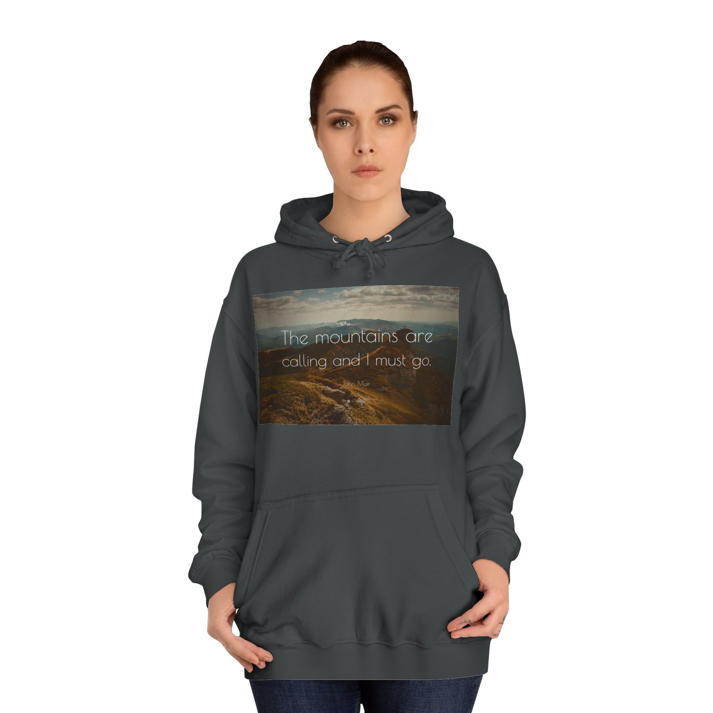 Adventure Awaits: Unisex College Hoodie - Perfect for Outdoor Lovers, Travel, Nature Enthusiasts, Gift for Graduates, Cozy Sweatshirt