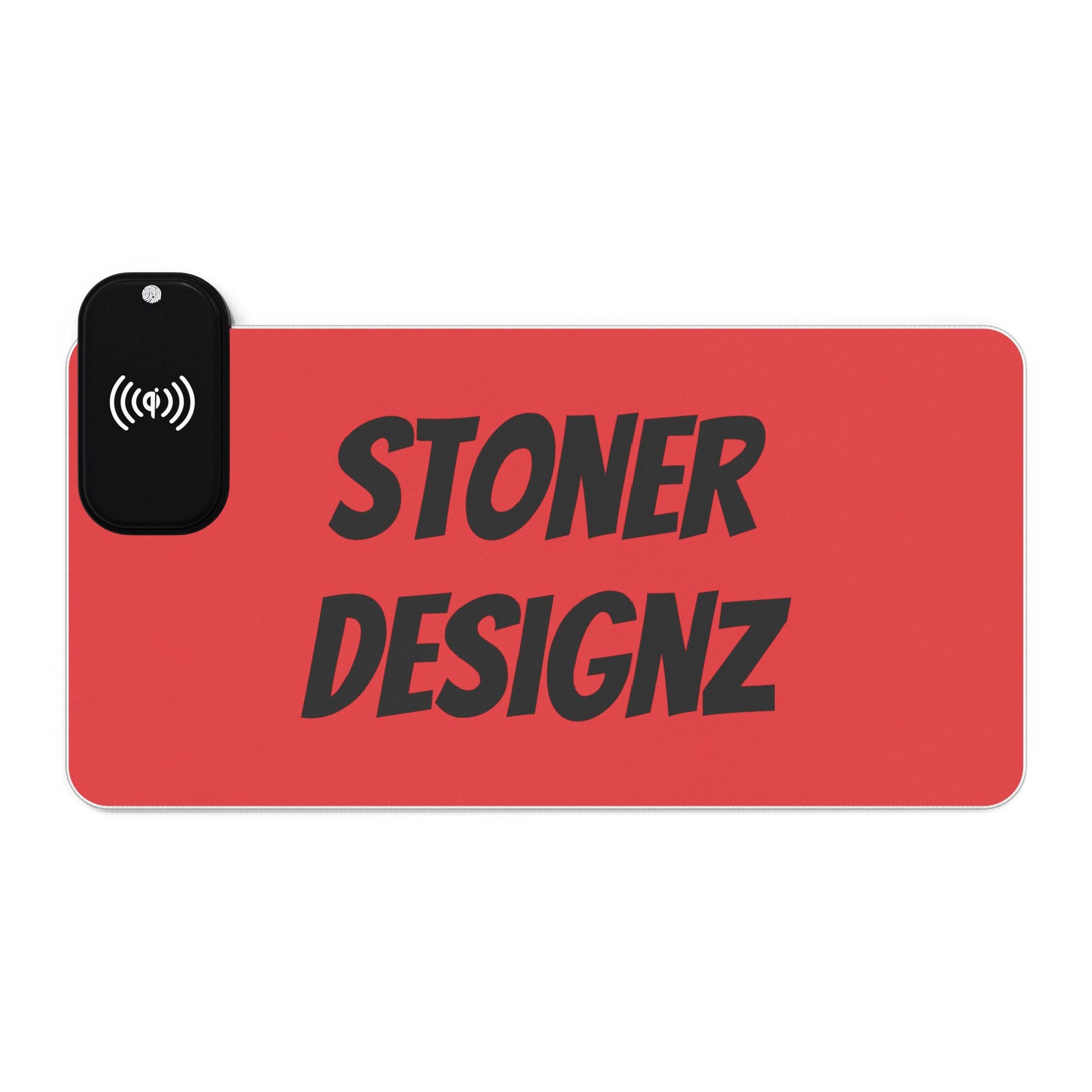 Dope Designz LED Gaming Mouse Pad - Wireless Charging Station, Gamer Gift, Gaming Desk Accessories, Desk Décor, Tech Lover's Must-Have - Stoner Designz