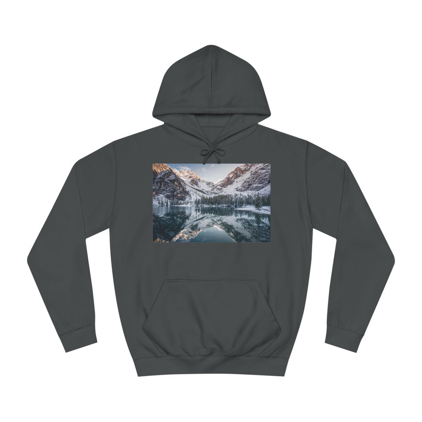 Scenic Unisex College Hoodie, Cozy Winter Apparel, Nature Lover Gift, Perfect for College Students, Great for Casual Wear