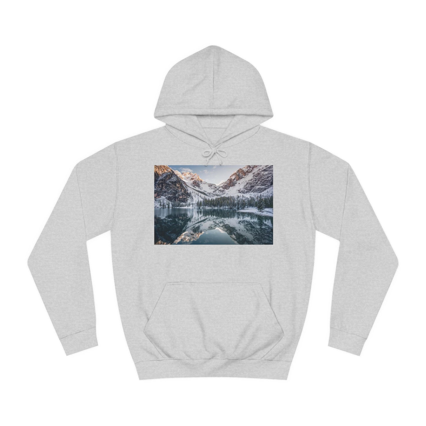 Scenic Unisex College Hoodie, Cozy Winter Apparel, Nature Lover Gift, Perfect for College Students, Great for Casual Wear